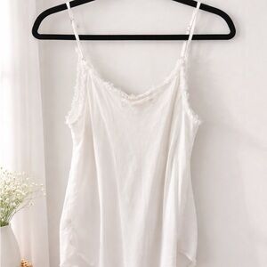 Cloth & Stone White Tank Top. Small